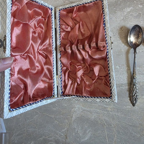 Silver 800 Filigree Spoons set of 6 like new, 100 years old