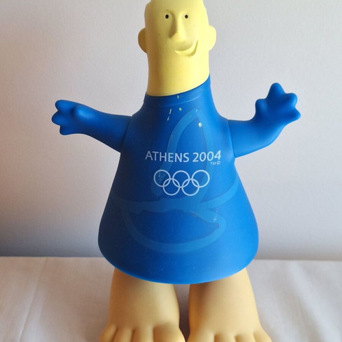 Athens 2004 Athena and Phevos Official Olympic Mascot Figures set