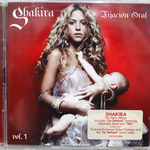 Shakira Fijación Oral Vol. 1 CD and DVD like new, collector's edition