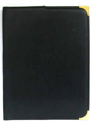 Πολυτελές δερμάτινο dossier επαγγελματικών καρτών καινούργιο