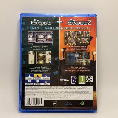 The Escapist + The Escapist 2 PS4 used action adventure