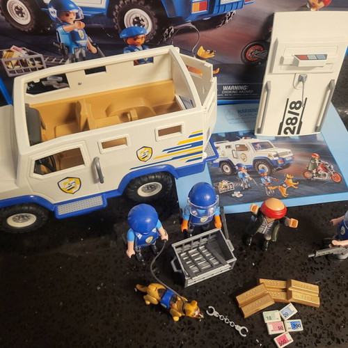 Playmobil 9371 City Action Money Transport Vehicle like new