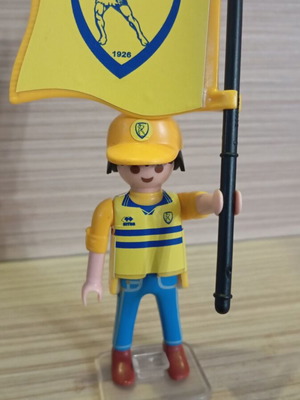 Playmobil Panetolikos Fan figure like new with support base