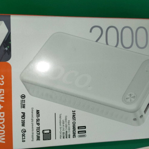 Powerbank 20000mAh fast charge new with quick charging