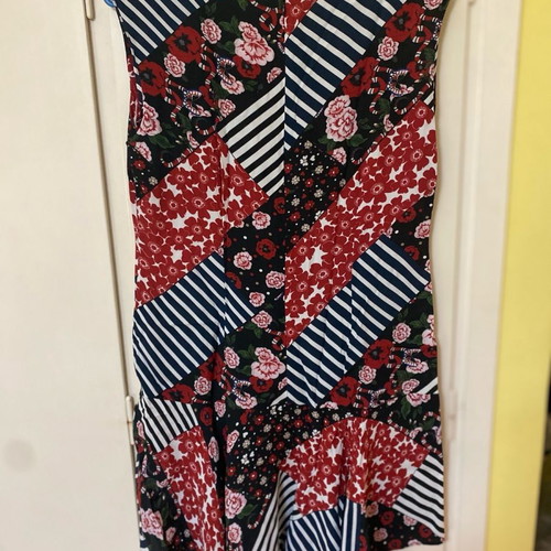 Desigual sleeveless dress size 44 with zipper, like new