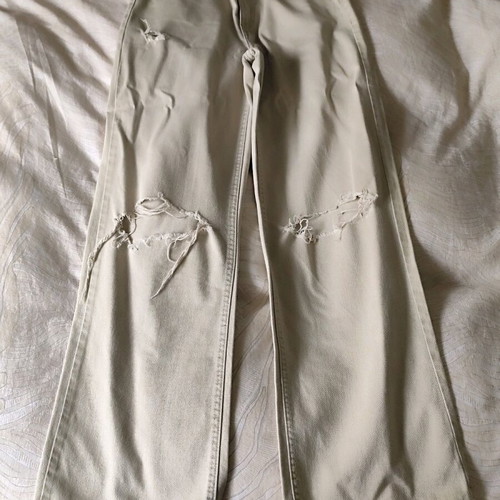 Beige denim pants Tally Weijl size 34 like new