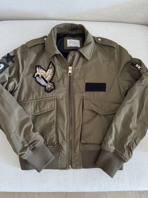 Bershka bomber jacket, women's medium size