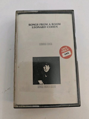 Songs From A Room Leonard Cohen cassette album used
