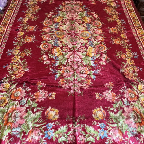 Velvet bedcover like new 2.30x1.50