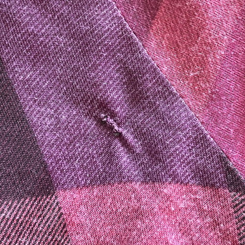Burberry Brit asymmetrical check cardigan preloved, double modal fabric