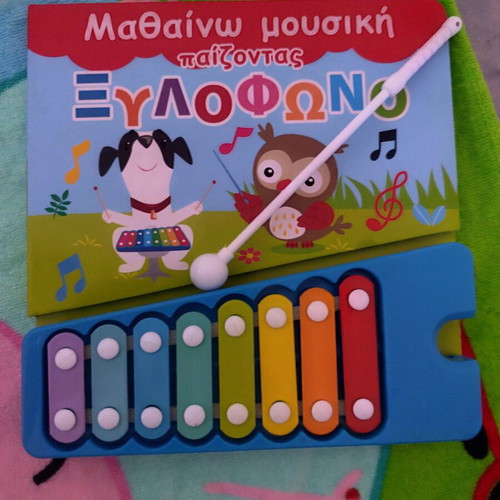 Children's book with xylophone like new