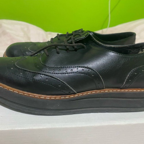 Leather shoes used, size 38, black