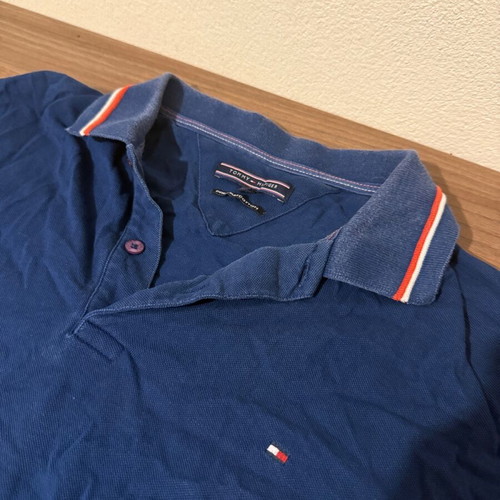 Tommy Hilfiger polo shirt used, blue, size XXL