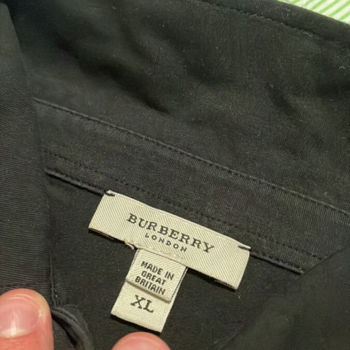 Burberry women's polo t-shirt black XL new