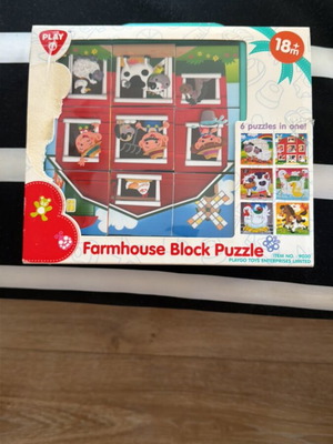 Farmhouse Block Puzzle 6 σε 1 σαν καινούργιο