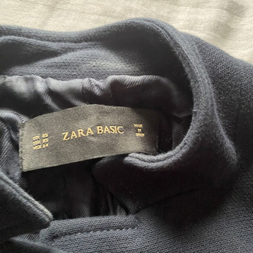 Zara autumn-winter jacket used, dark blue, size S