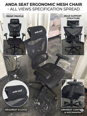 Καρέκλα Anda Seat X-AIR PRO σαν καινούργια