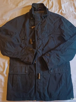 Farfield Vintage black coat used, size 50 Large