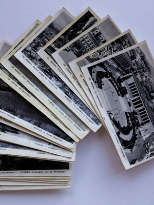 Lot of 22 postcards like new, Athens 1950s, DELTA publisher