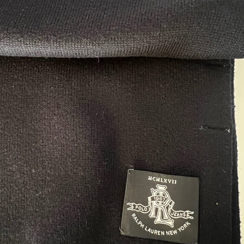 Polo Ralph Lauren scarf like new, black