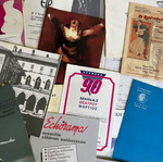 Old music event programs used