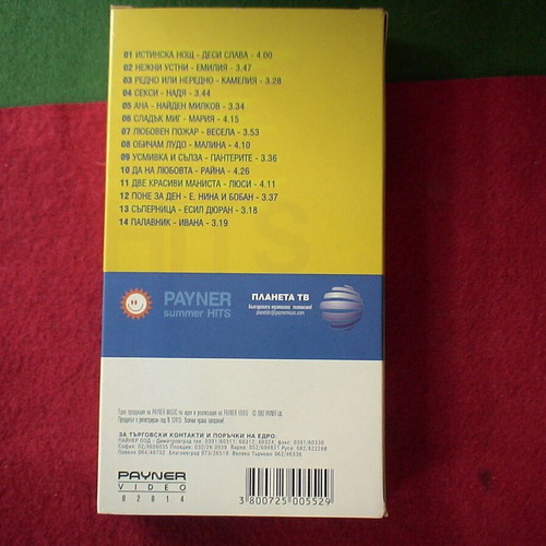 Payner Summer Hits 2002 VHS like new, laiko