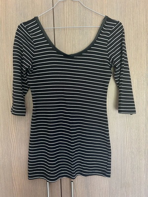 Benissimo spring striped top like new, blue, one size