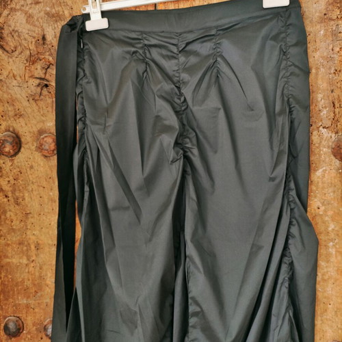 La Perla Vintage Goth Maxi Skirt brand new, avant garde ruched couture, IT 44