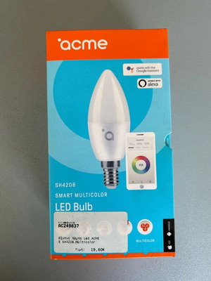 Acme Έξυπνη Λάμπα Led Multicolor Καινούργιο