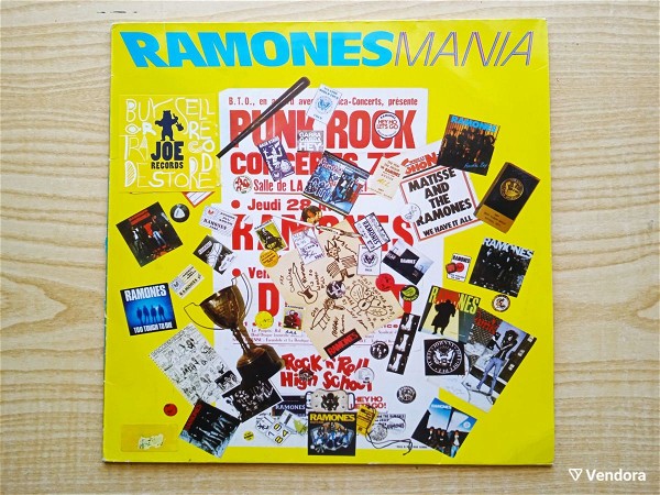  RAMONES - Ramones Mania (best) - 2plos diskos viniliou Punk Rock