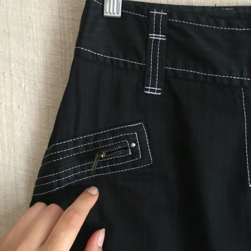 Vintage Jensen low-rise Y2K pants, size 36/S, black