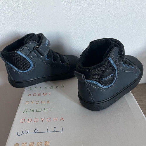 Geox Gisli boys' boots size 20 new black-blue