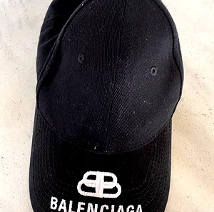 Balenciaga baseball cap black