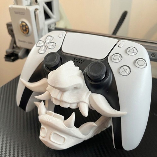 Dualsense Samurai Oni Mask stand for PS5 controller
