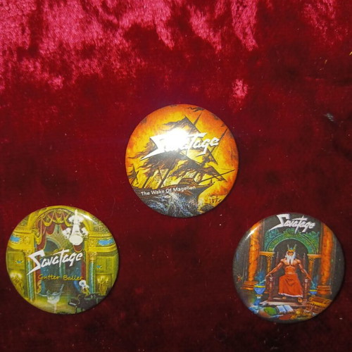 Savatage pin new, size 3.2cm