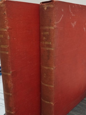 Histoire de Jules Cesar used books, 2 volumes together, 1866