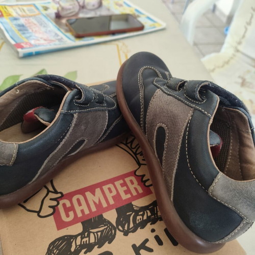 Camber kids shoes size 29 like new, blue and brown casual