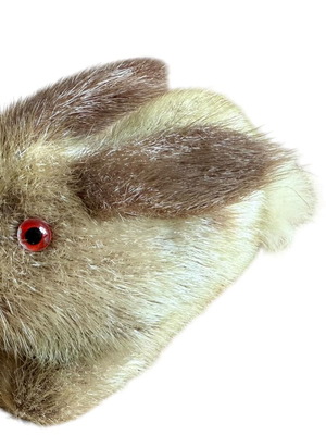 Vintage 70's/80's bunny used, real animal fur