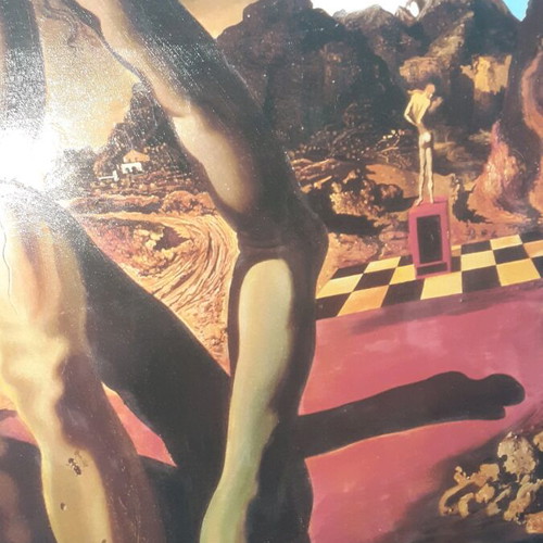 Salvador Dalí Metamorphosis of Narcissus painting refurbished