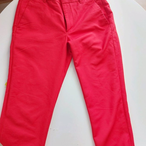 Zara Capri pants used, red, size XS