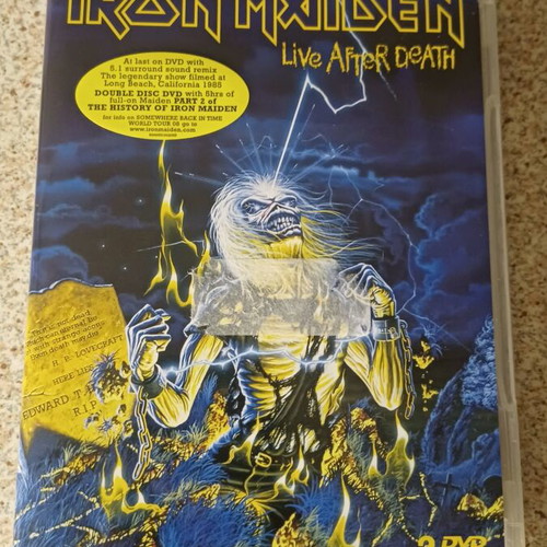 Iron Maiden DVD Live After Death double disc like new