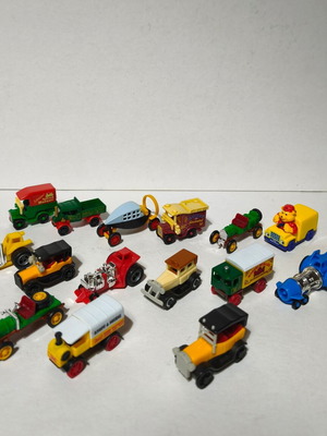 Vintage toy cars assembly set, pack of 15, new