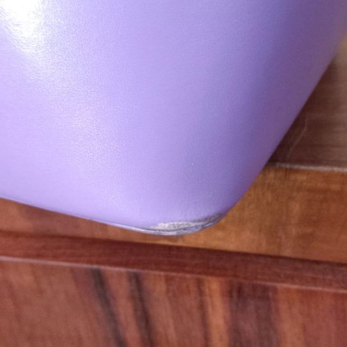 Large branded bag with unique defect