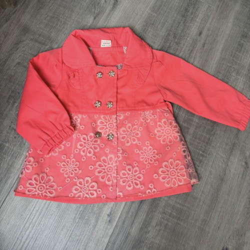 Girls' jacket, pink, size 110 cm, 6 years