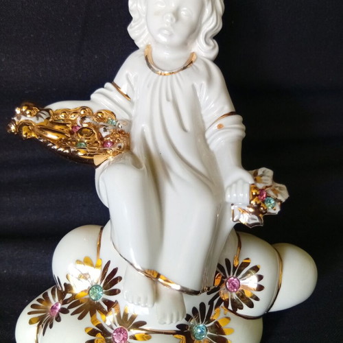 Capodimonte porcelain figurine like new, 15/12 cm