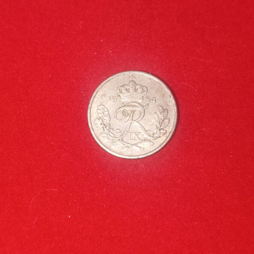 Denmark 10 Ore Coin used