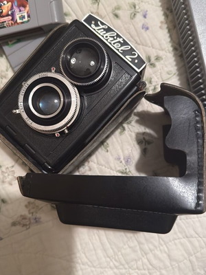 Lubitel 2 vintage camera used with case
