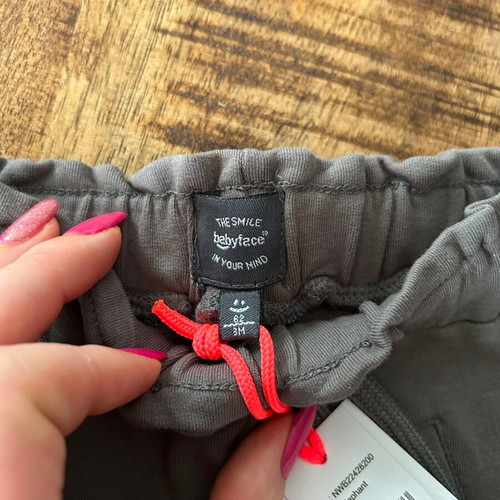 Babyface Grey Baby Jogger Pants, size 62