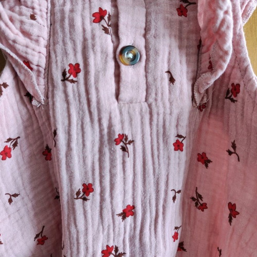 Shein romper like new, 18-24 months, red and pink