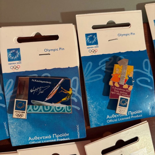 Athens 2004 Olympic Games pins like new, set of 8